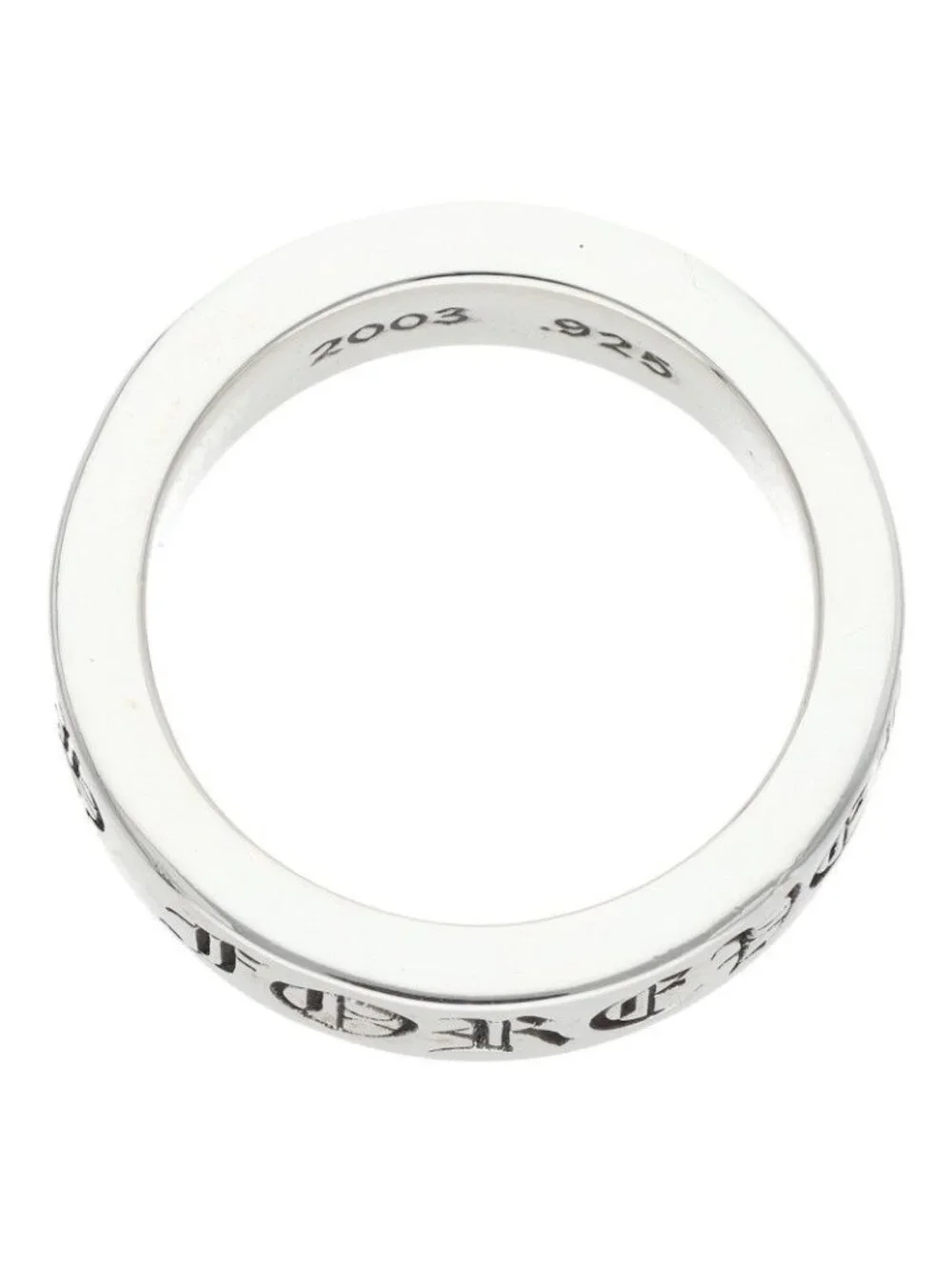 Chrome Hearts Spacer Forever Silver Ring